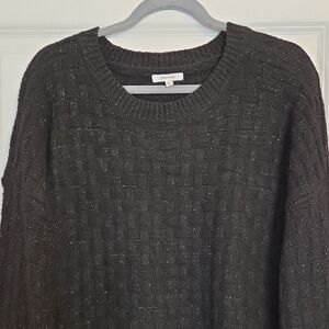 Maurices Black Shimmer Sweater